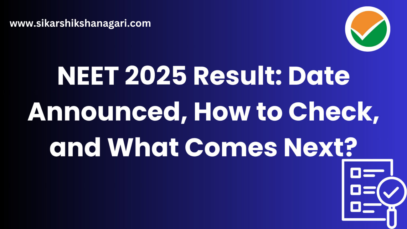NEET 2025 Result NEET 2025 Result date